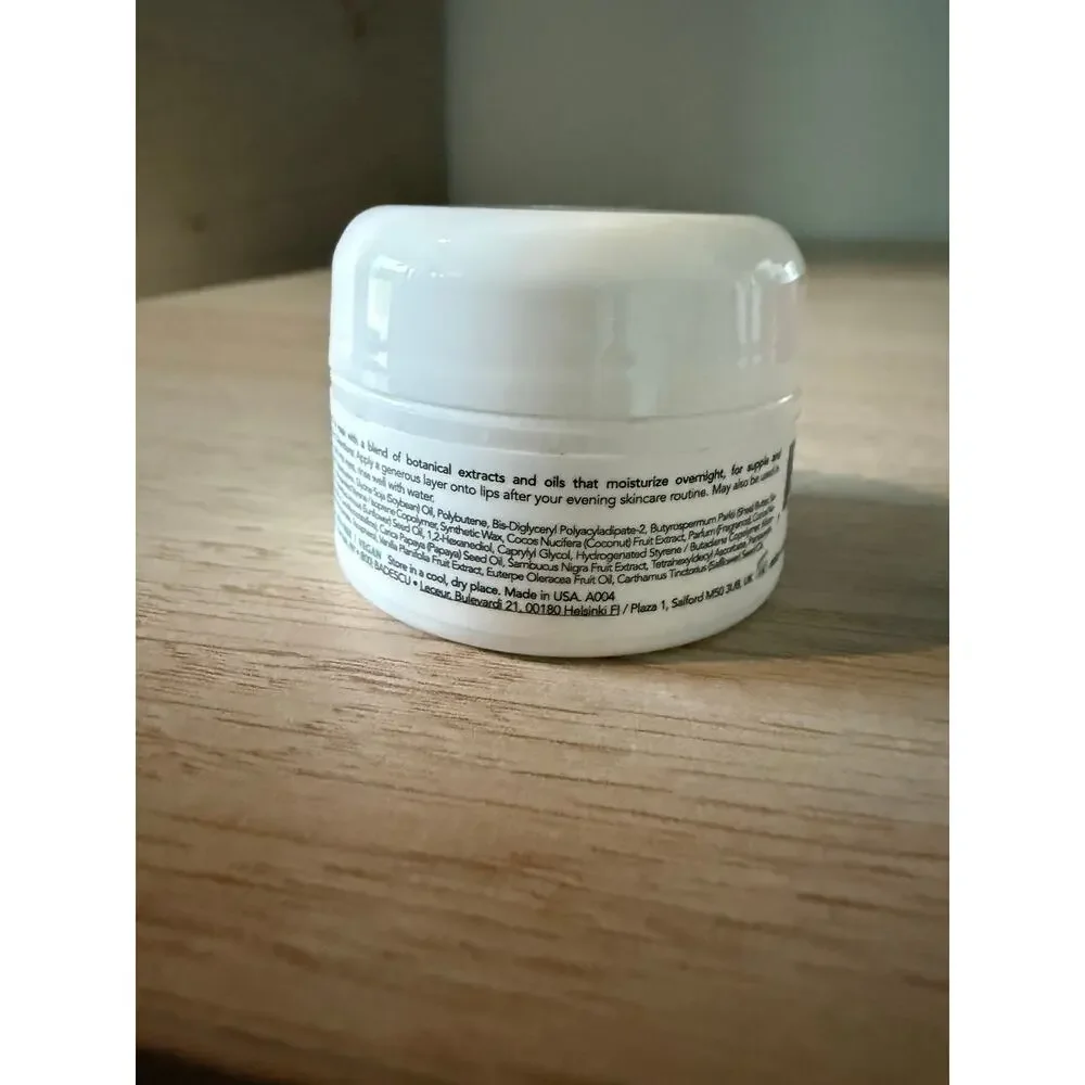 $14 Mario Badescu Lip Mask Acai Vanilla 0.5 oz Hydrating Overnight Treatment